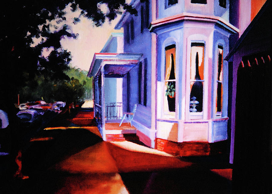 Side Street - Lambertville Painting by Robert Henne