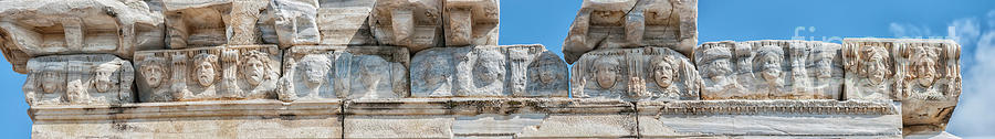 Side Temple of Apollo Facade Detail Photograph by Antony McAulay