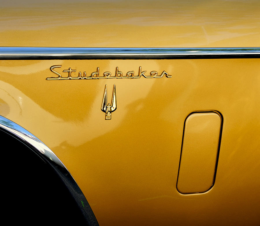 Side View Of An Old Studabaker Automobile Photograph by Gary Slawsky