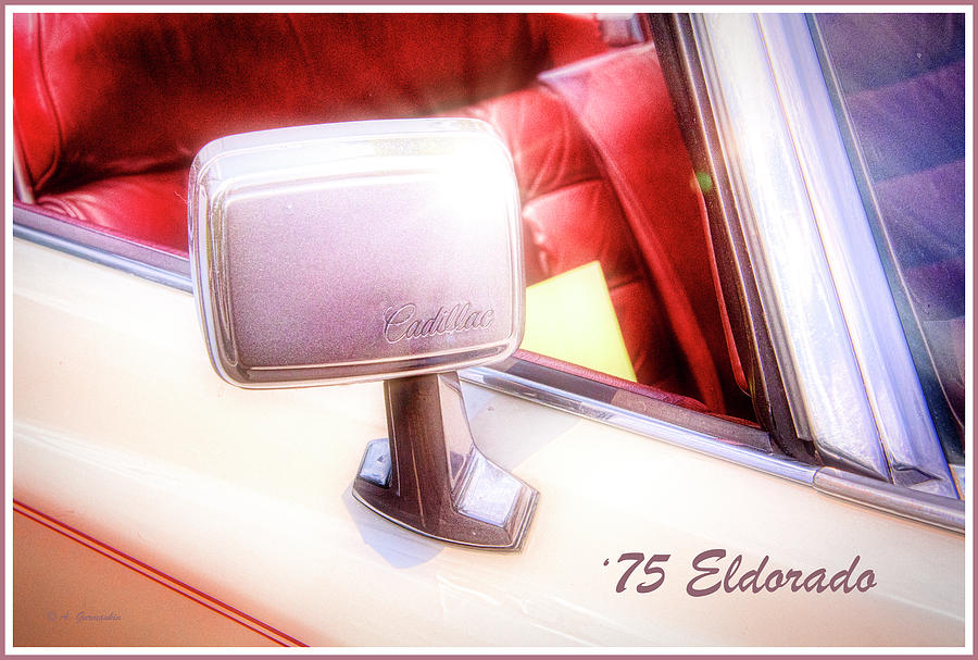 Sideview Mirror, 1975 Cadillac Eldorado Photograph by A Macarthur Gurmankin