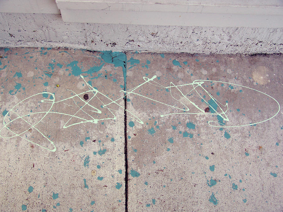 Sidewalk Pollock Photograph by Kevin Callahan