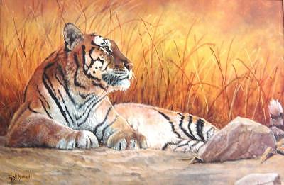 Tiger Painting - Sidhartha by Syndi Michael