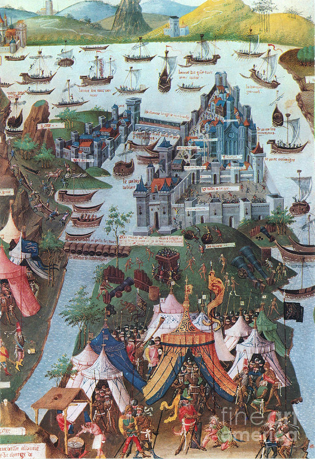 Siege Of Constantinople, 1453 Photograph by Photo Researchers