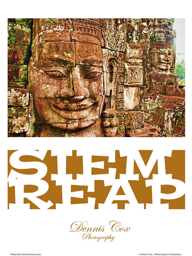 Siem Reap Travel Poster Photograph