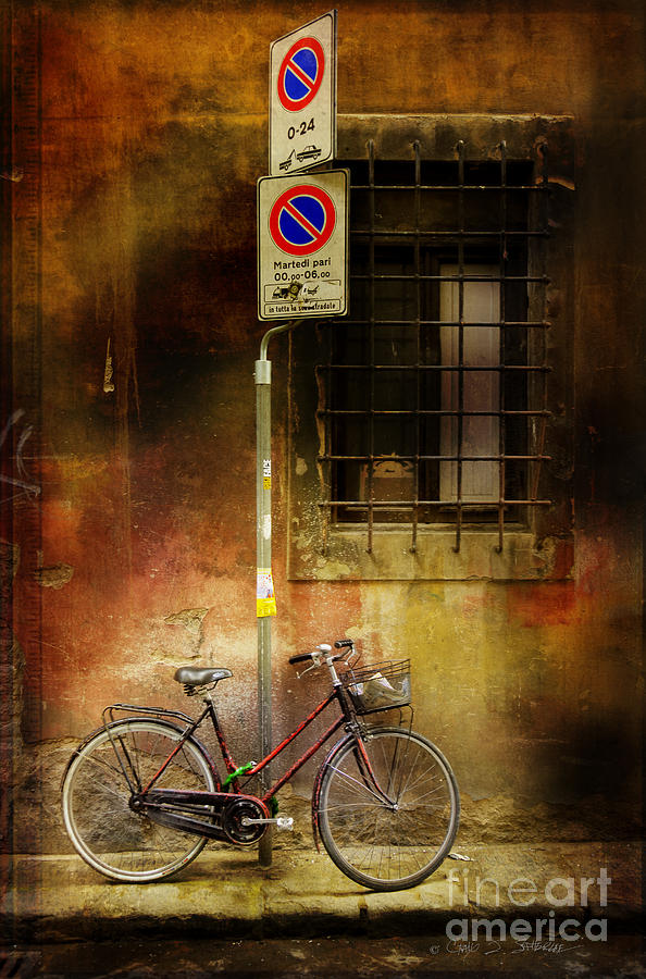 Siena Bicycle Photograph by Craig J Satterlee