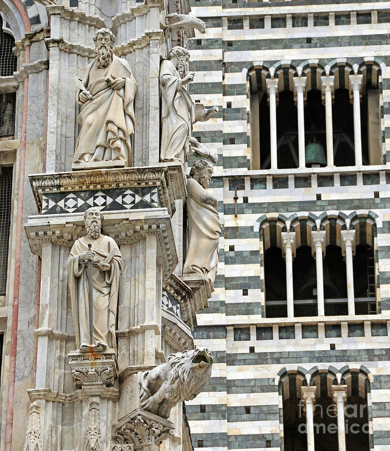 Siena Cathedral and Bell Tower  1150 Photograph by Jack Schultz