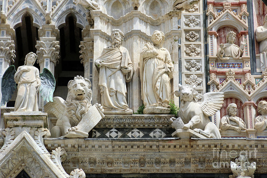Siena Cathedral Statues  1141 Photograph by Jack Schultz