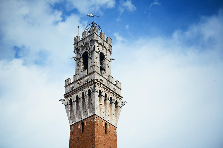 Siena City Hall Bell Tower Photograph by Songquan Deng