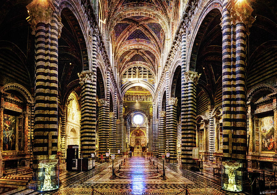 Siena Duomo Main nave Photograph by Weston Westmoreland
