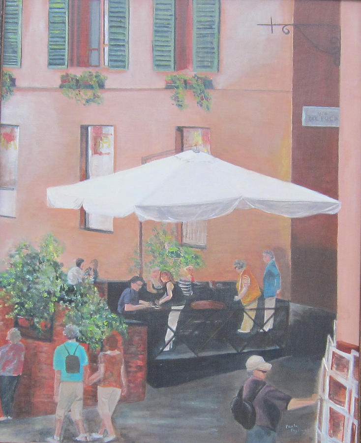 Siena Painting by Paula Pagliughi