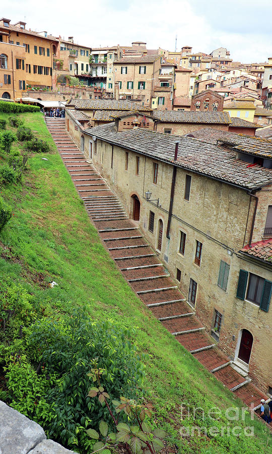Siena Stairs  0546 Photograph by Jack Schultz