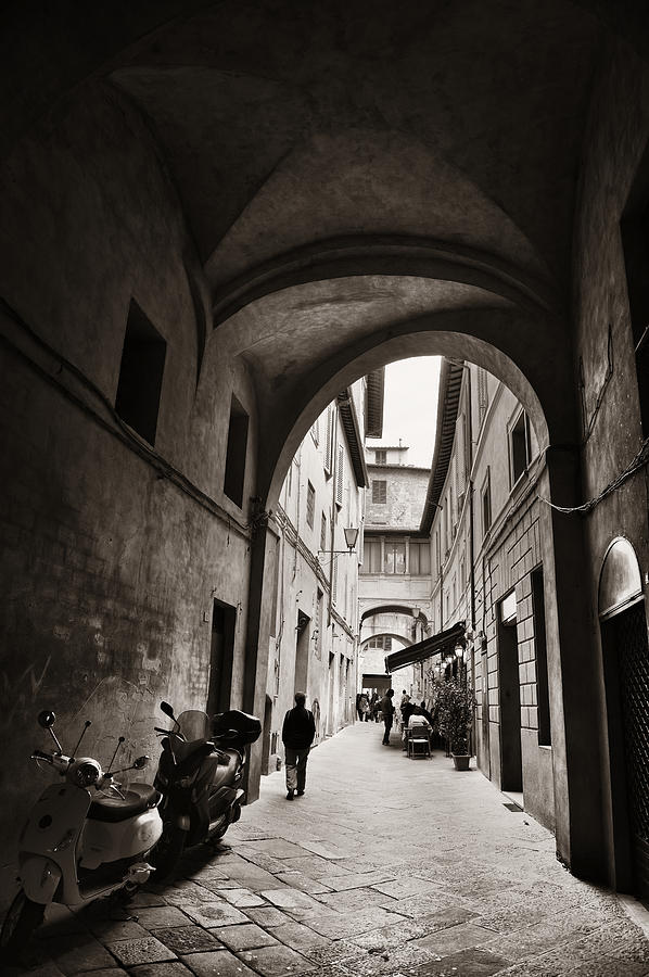 Siena street archway Photograph by Songquan Deng