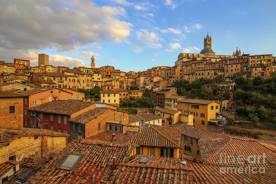 Siena Sunset Photograph by Spencer Baugh