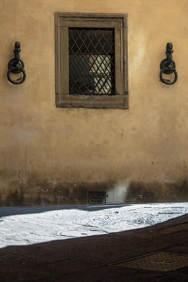 Siena Window with Shadow  Photograph by John McGraw