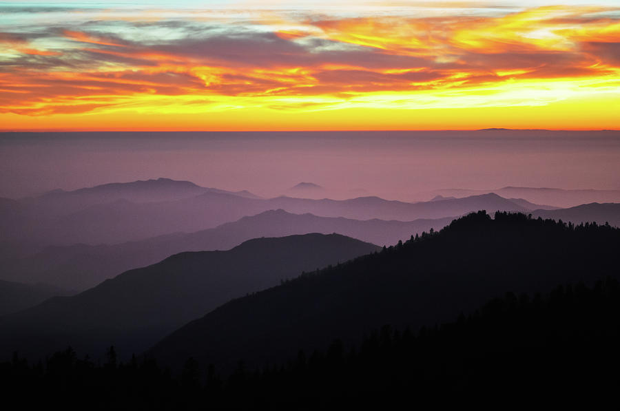 Sierra Nevada Sunset Photograph by Kyle Hanson