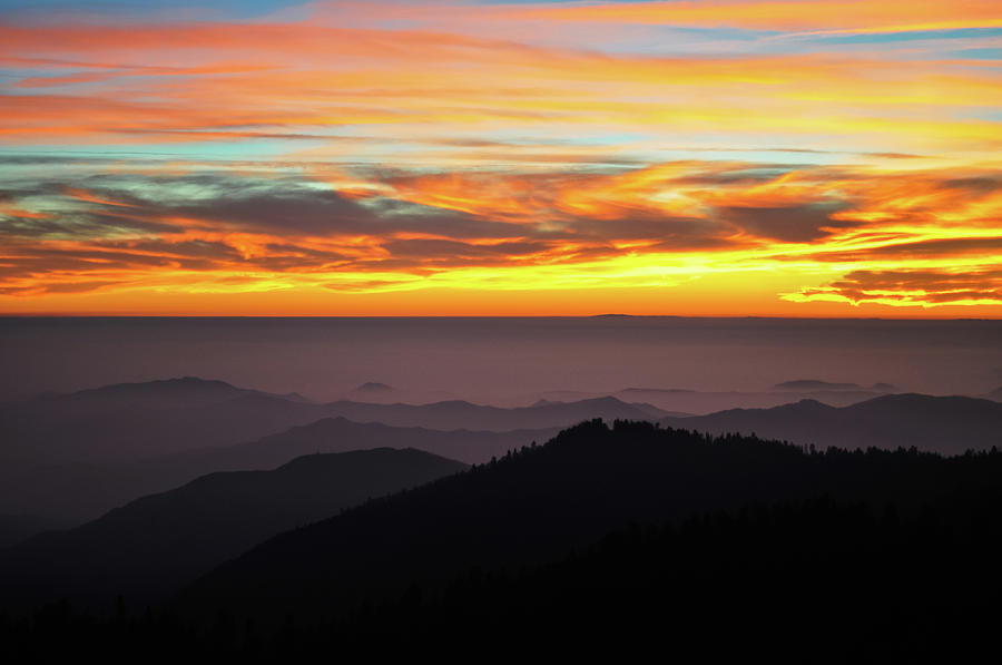 Sierra Nevada Sunset Landscape Photograph by Kyle Hanson