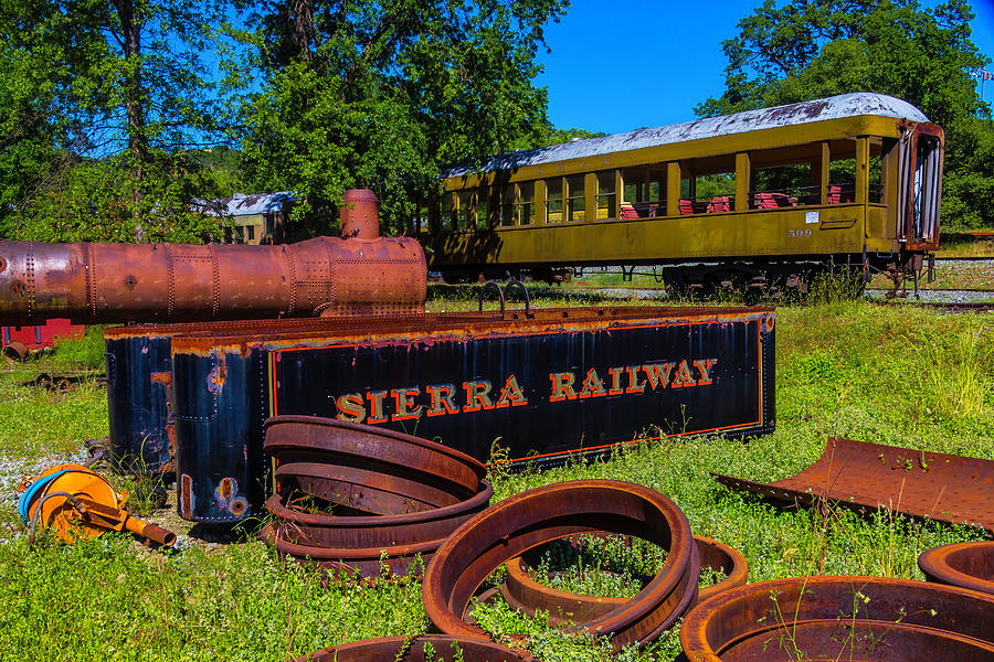 Sierra Railway Boneyard Photograph by Garry Gay