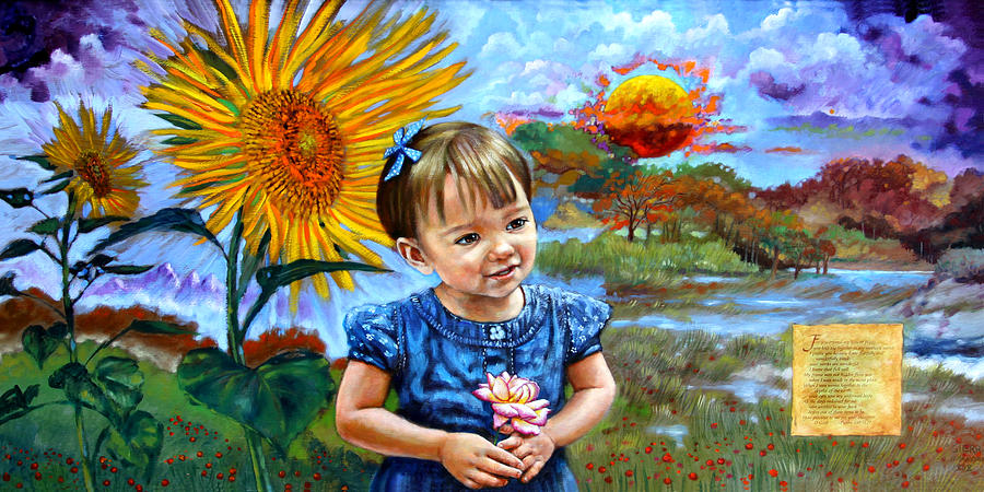 Sierra Rose Painting by John Lautermilch