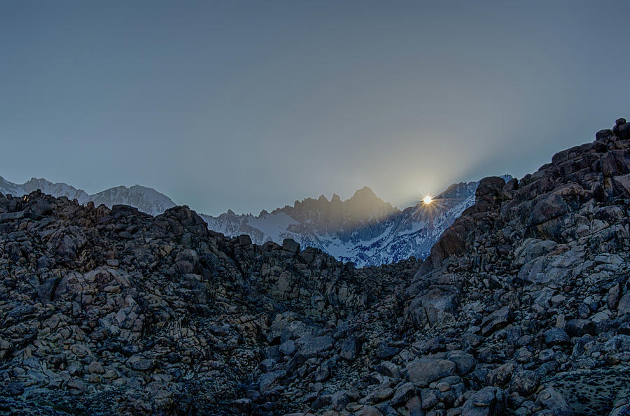Sierra sun burst Photograph by Gaelyn Olmsted