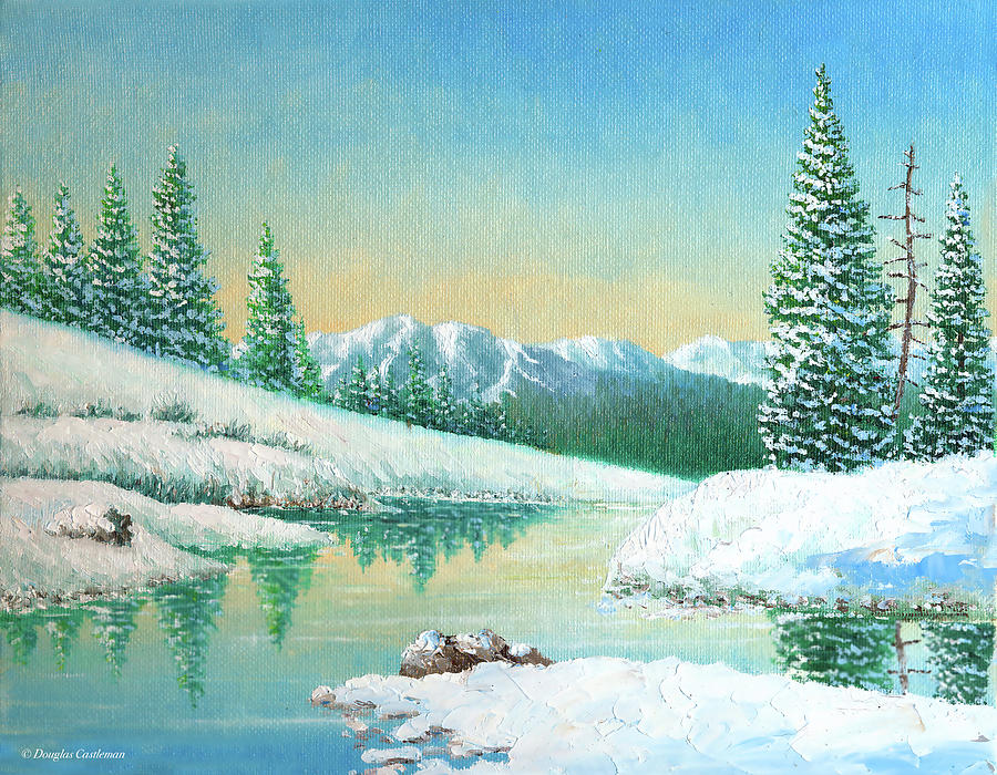 Sierra Winter Painting by Douglas Castleman