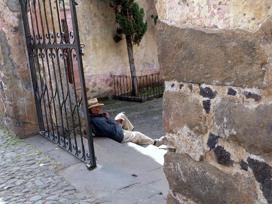 Siesta in Patzcuaro Photograph by Rosanne Licciardi