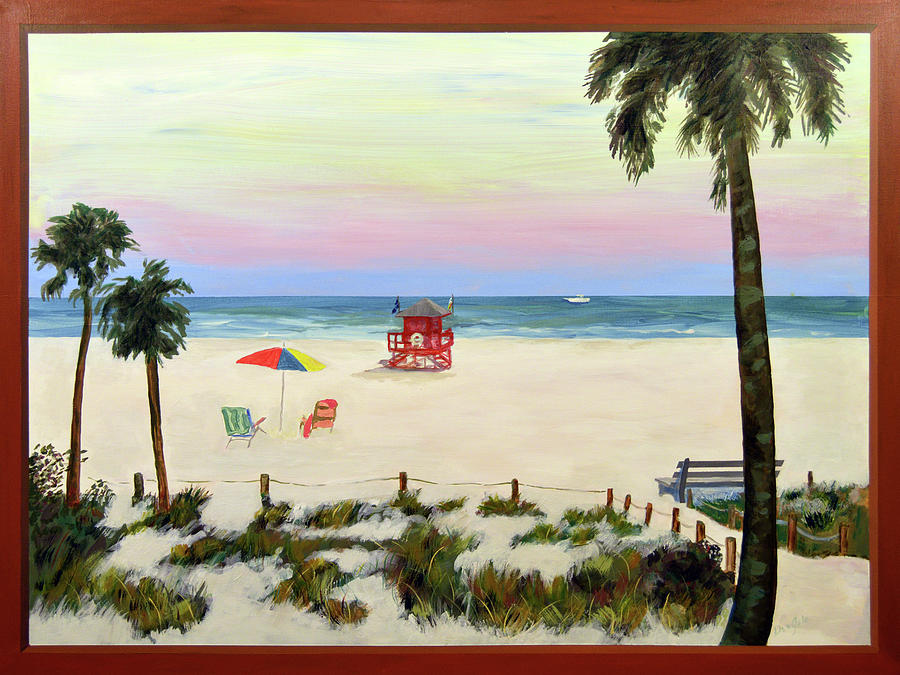 Siesta Key Beach Morning Painting by Daniel Gale