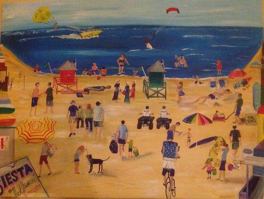 Beach Painting - Siesta Key by Donna Moskowitz