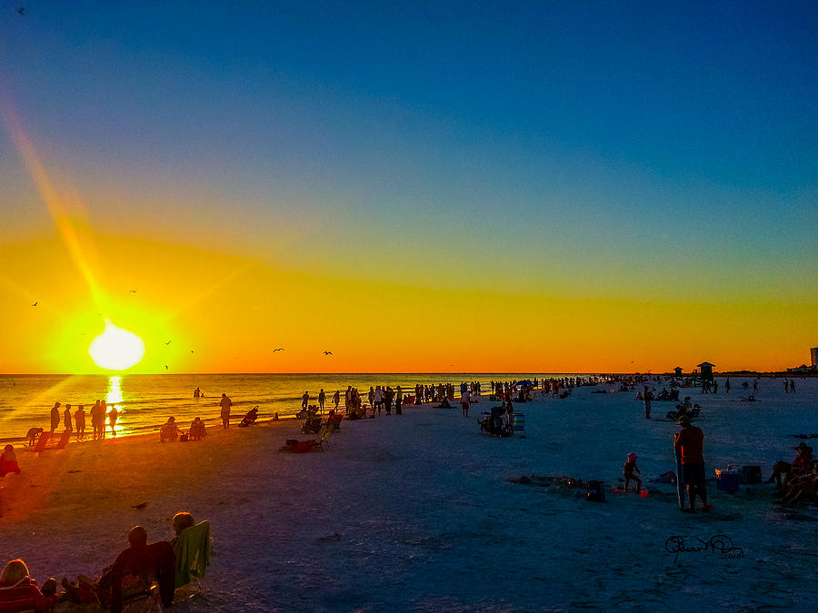 Siesta Key Drum Circle Sunset 3 by Susan Molnar Siesta Key Drum Circle Sunset 3 by Susan Molnar