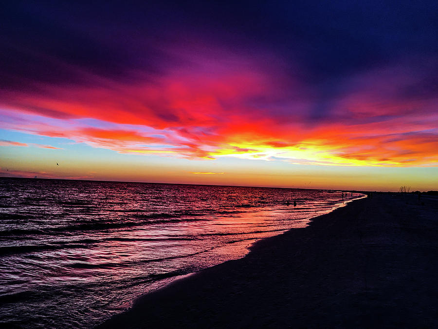 Siesta Key Sunset Photograph by Matt Sexton