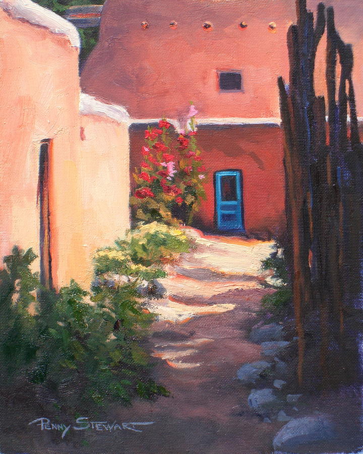 Architecture Painting - Siesta by Penny Stewart