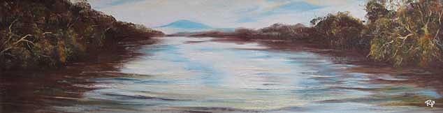 Sigatoka River Fiji Painting by Ryn Shell