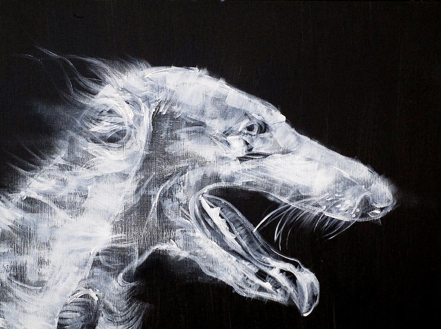 Dog Painting - Sighthound by Fabrizio Cassetta