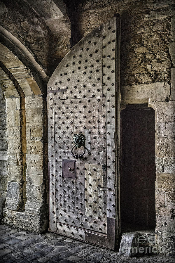 Sights in England - Big Castle Door Photograph by Walt Foegelle
