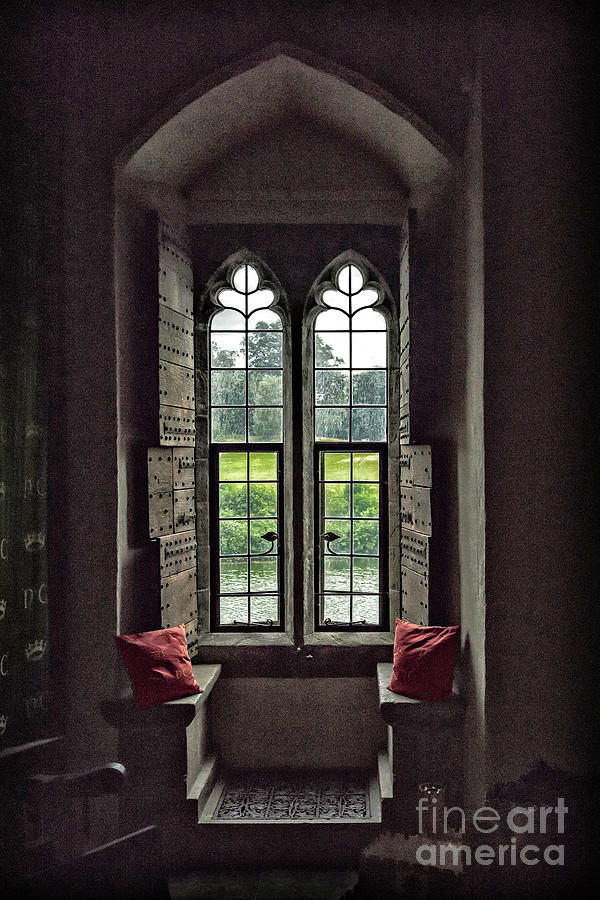 Sights in England - Castle Window Photograph by Walt Foegelle