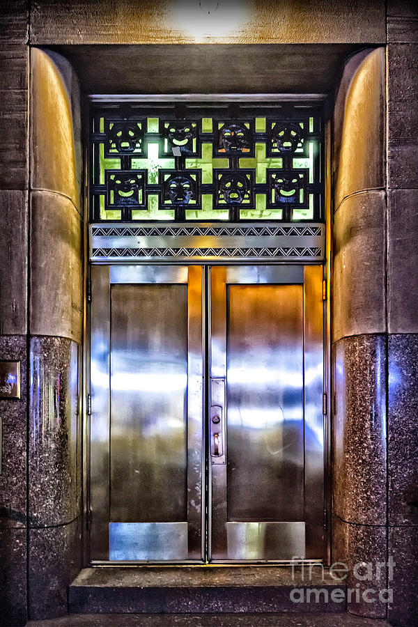 Sights in New York City - Bright Door Photograph by Walt Foegelle