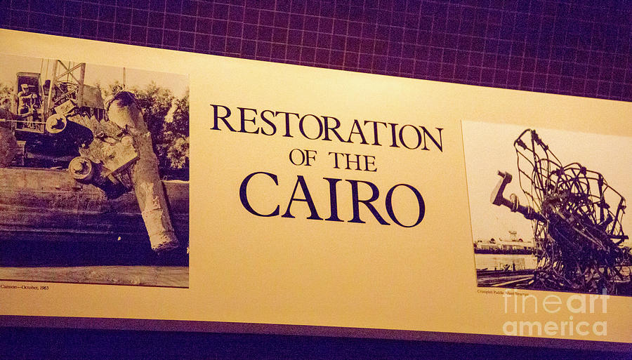Sign Restoration of the Cairo History Civil War 1863 Photograph by Chuck Kuhn