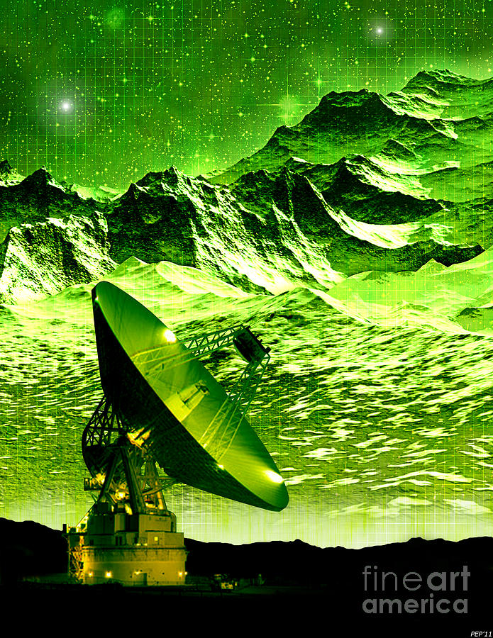 Signal From Space Digital Art by Phil Perkins
