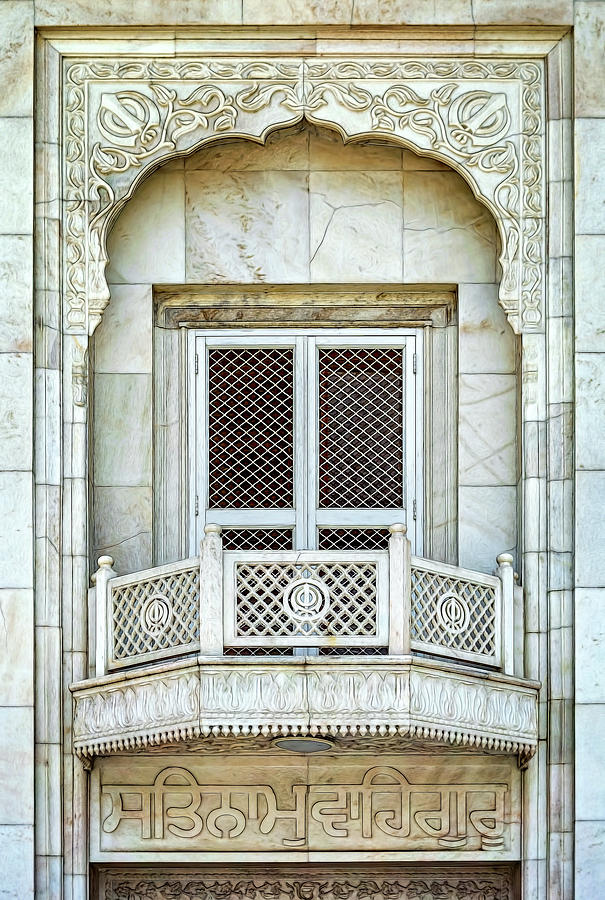 Sikh Temple Balcony Photograph by Maria Coulson