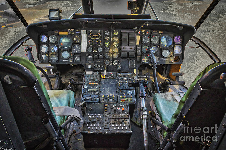 Sikorsky Cockpit Photograph by Mitch Shindelbower