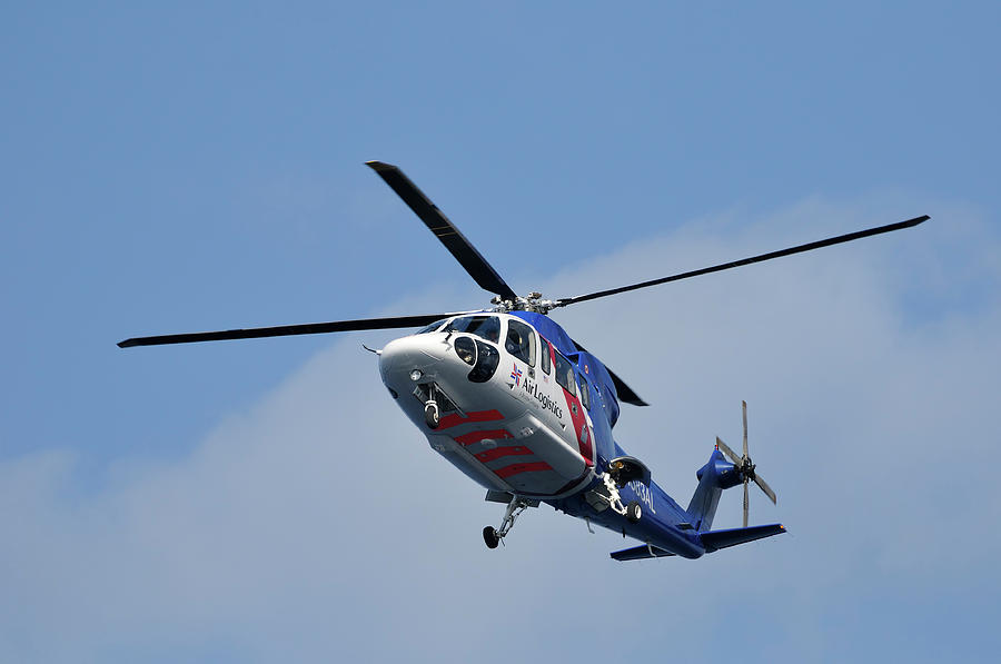  Sikorsky S-76A Bristow air Logistics Helicopter Photograph by Bradford Martin