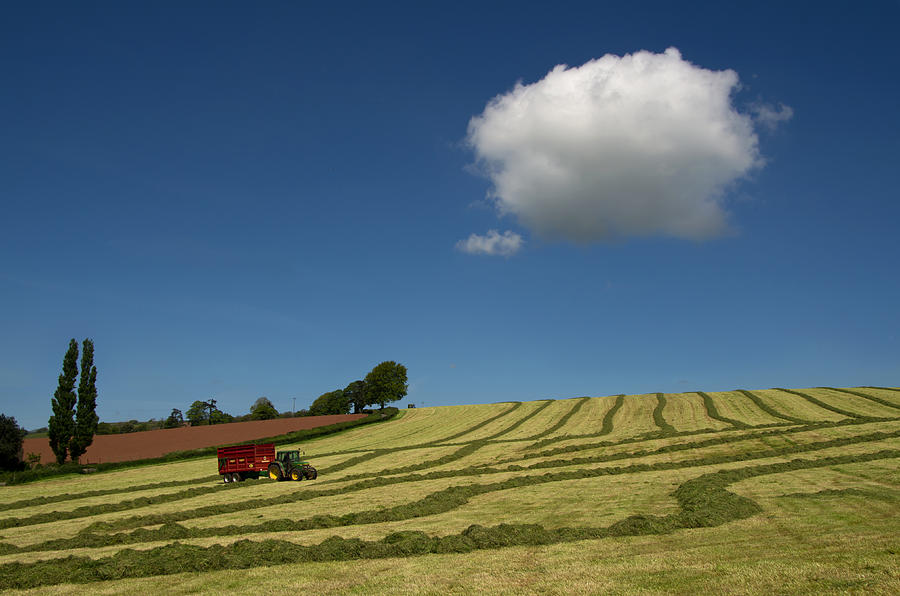 Spring Photograph - Silage making  by Pete Hemington