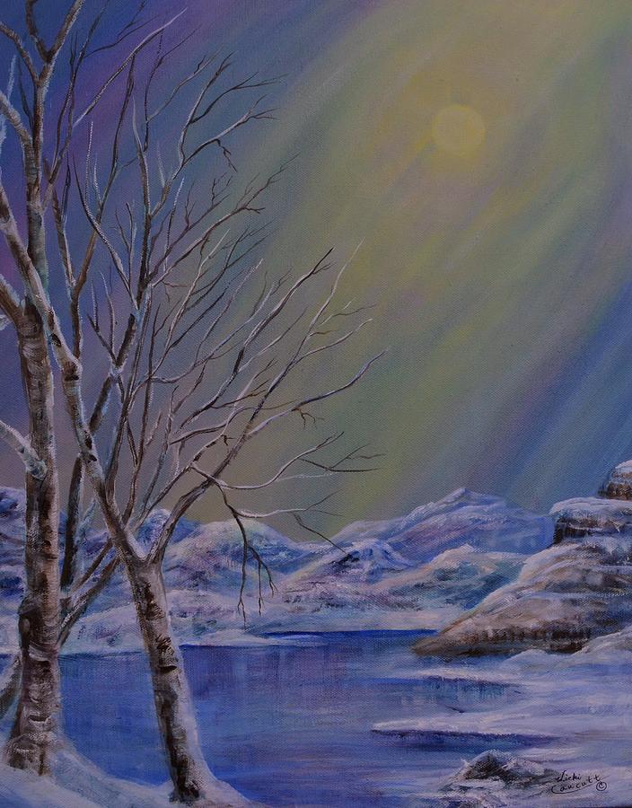 Winter Painting - Silence Flows by Vicki Caucutt