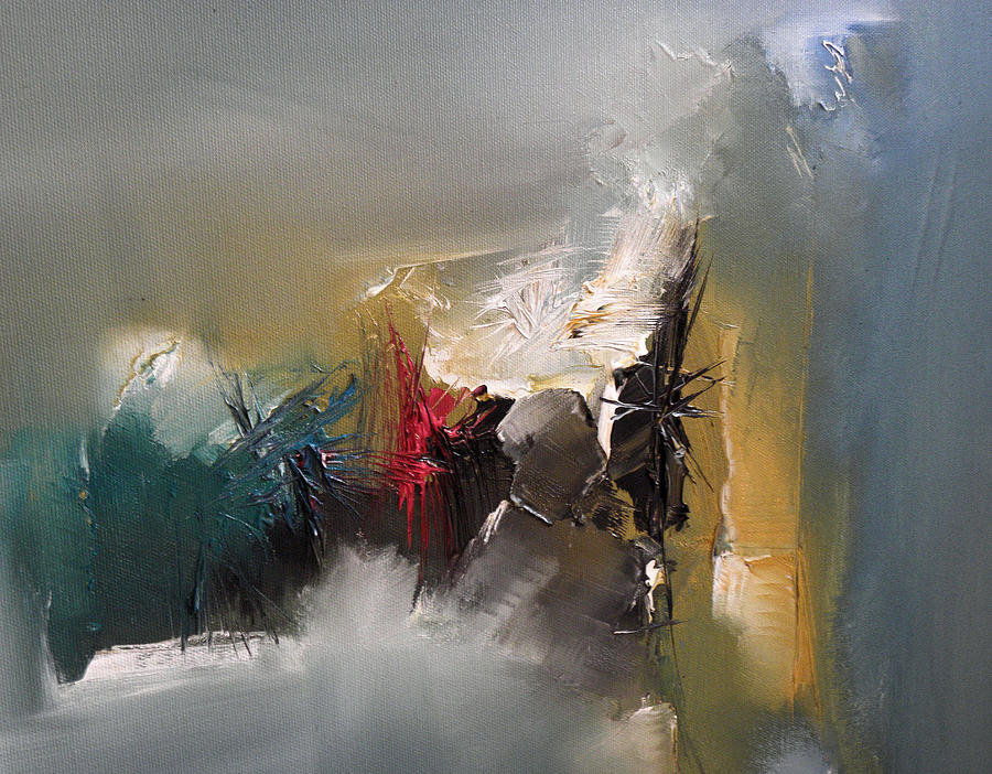 Lyrical Abstraction Painting - Silence Hearing Itself by Stefan Fiedorowicz Lyrical Abstraction Painting - Silence Hearing Itself by Stefan Fiedorowicz