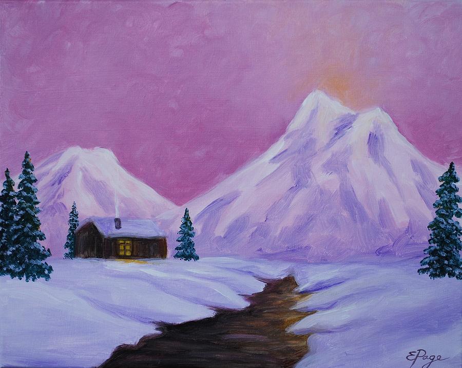 Silence of Snow Painting by Emily Page