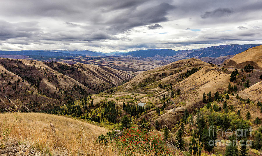 Fall Photograph - Silence of Whitebird Canyon Idaho Journey Landscape Photography by Kaylyn Franks  by Kaylyn Franks