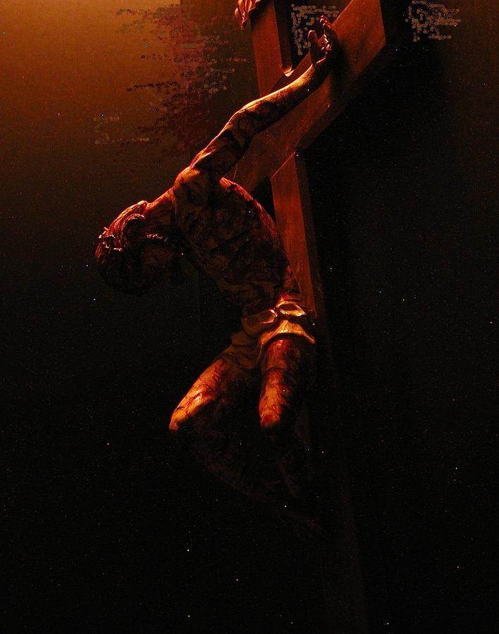 Crucifixion Photograph - Silence by Yolanda Bello