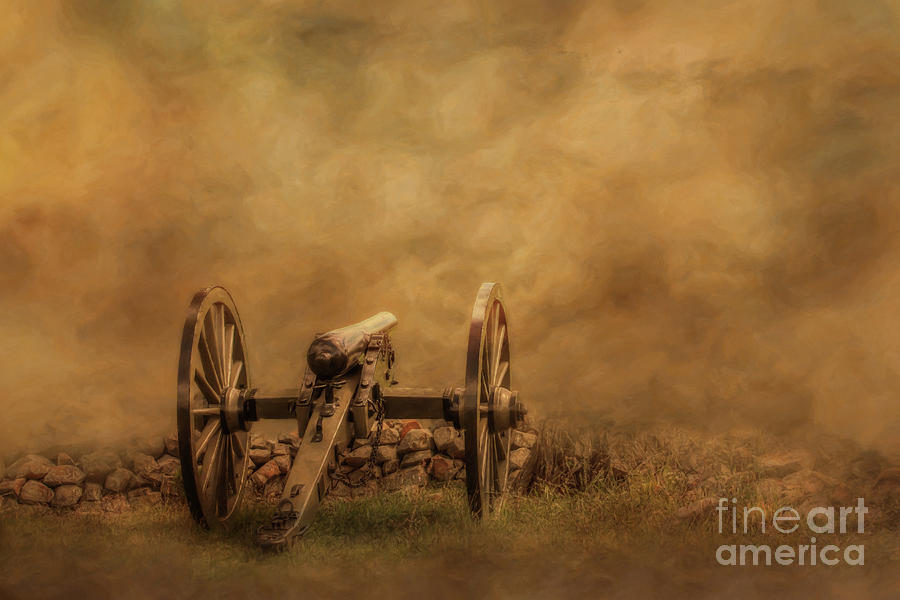 Silent Cannon at Gettysburg Five Digital Art by Randy Steele