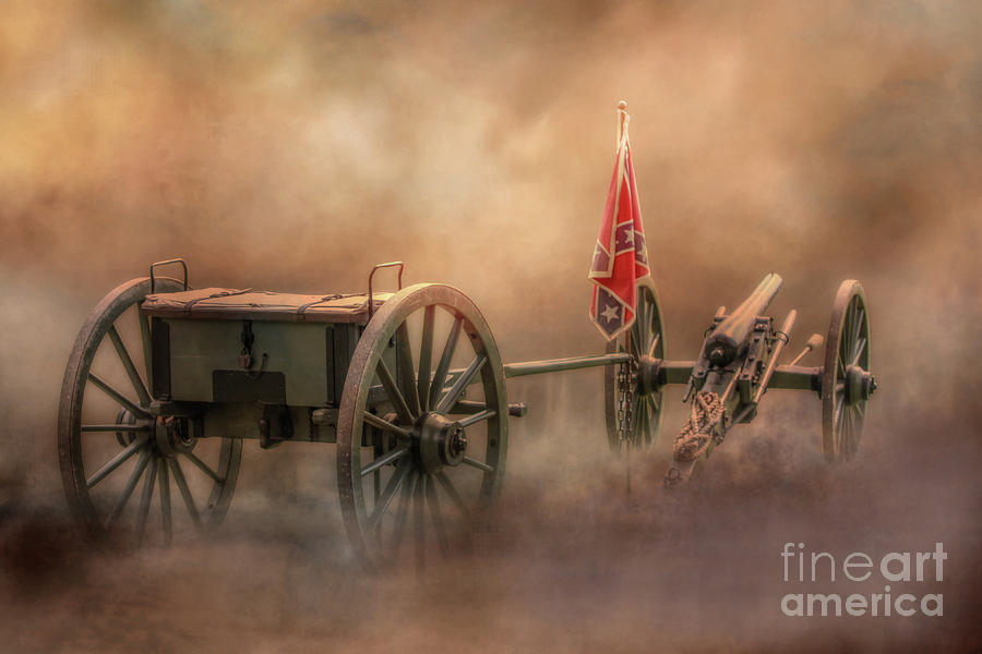 Silent Cannon at Gettysburg Four Digital Art by Randy Steele