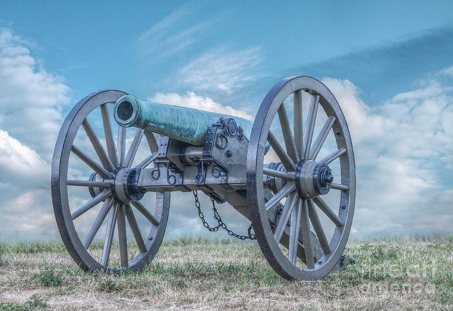 Silent Civil War Cannon Gettysburg Photograph by Randy Steele
