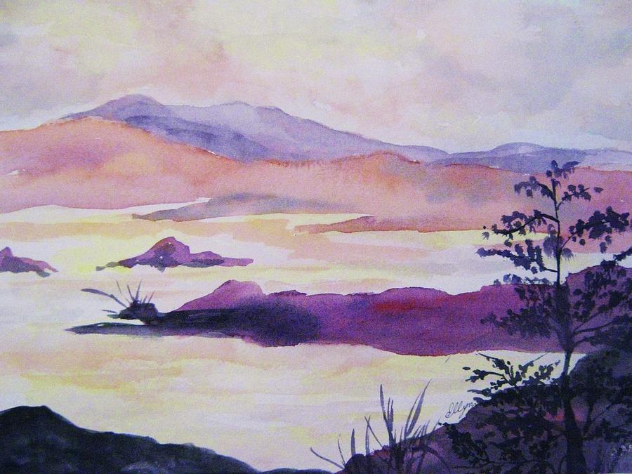 Silent Dawn Painting by Ellen Levinson
